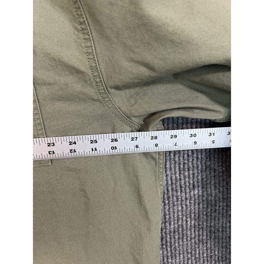 Montana Rugged Flex Loose Fit Heavyweight Duck Shirt Jacket 2X Green Work Wear - Picture 12 of 14